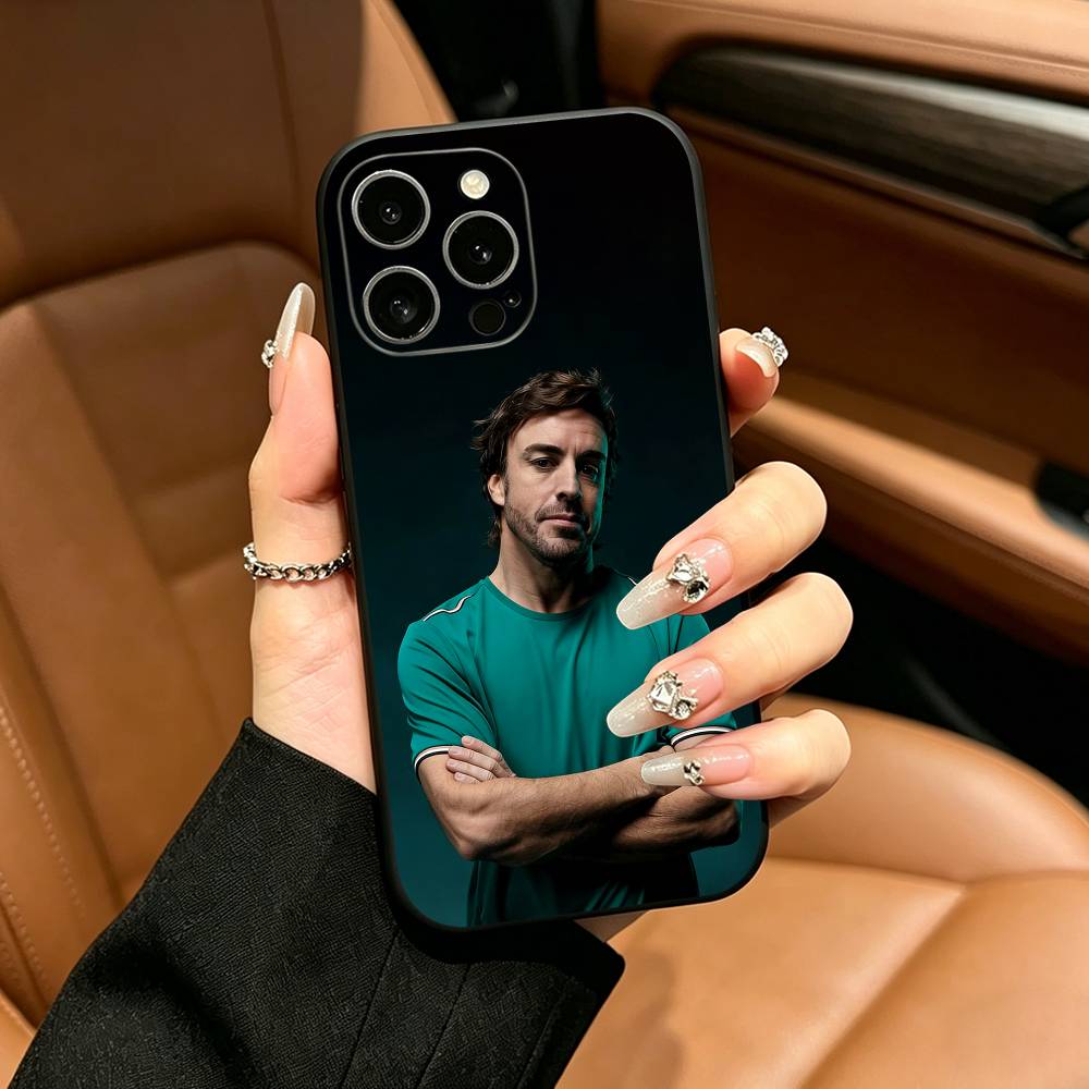 Spain- F-Fernando A-Alonso FA Phone Case For iPhone 17,16,15,14,13,12,11 Pro Max,16/15/14Plus,XS Soft Black Cover