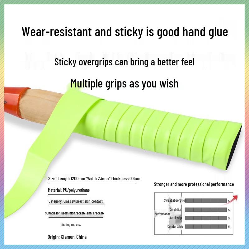 Anti-Slip Shock-Absorbent Overgrip for Rackets & Fishing Rods