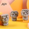 Stress Reducer Toy Popping Eye Rock Man Squeeze Anxiety Relief Watermelon Pinch Gadget Sensory Soft Ball Cabbage Dog