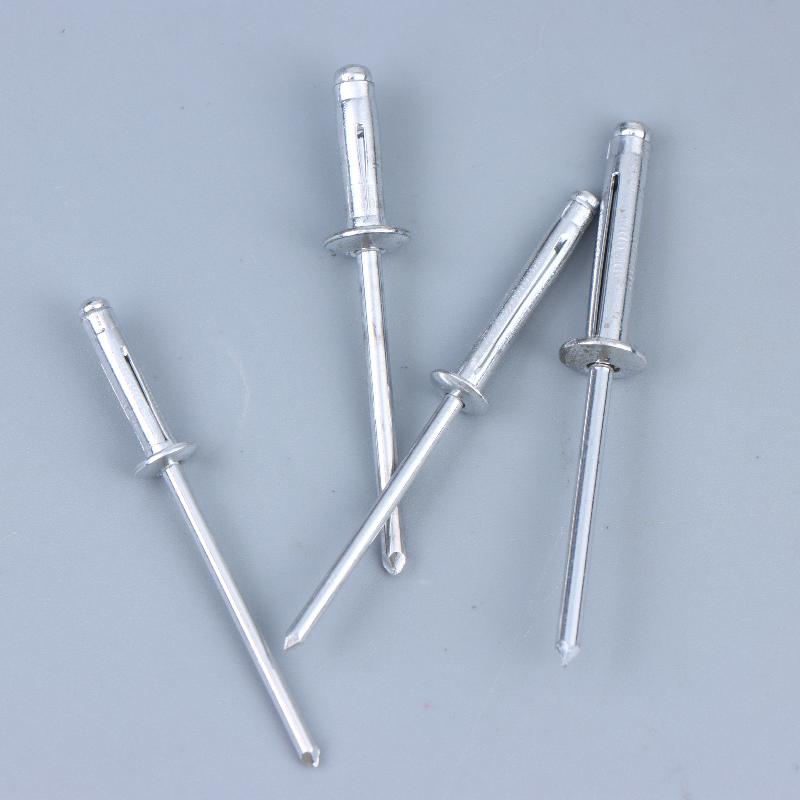 50Pcs Round Head Trifold Rivet Aluminum Alloy Blind Rivets Assortment Kit For Wood Plastic Metal Car Diy Repaired Fasteners