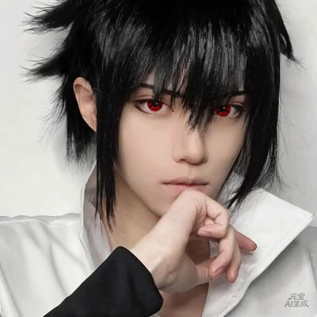 Moody Red Sasuke Uchiha