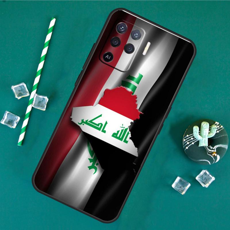 

Iraq Flag Case For Oppo A40 A60 A80 A16 A76 A96 A18 A38 A58 A78 A98 A91 A15 A17 A74 A94 A54 A57S Cover OPPO A79 5G