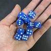 50Pcspack High Quality New 12Mm Acrylic Transparent D6 Point Dice #12 Round Corner Boutique Dice