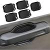 Door Bowl Scratch Protector for 2018-2025 Jeep Wrangler JL JLU & Gladiator JT 4 Doors Exterior Door Handle Bowl Cover Trim Guard Accessories (Glossy
