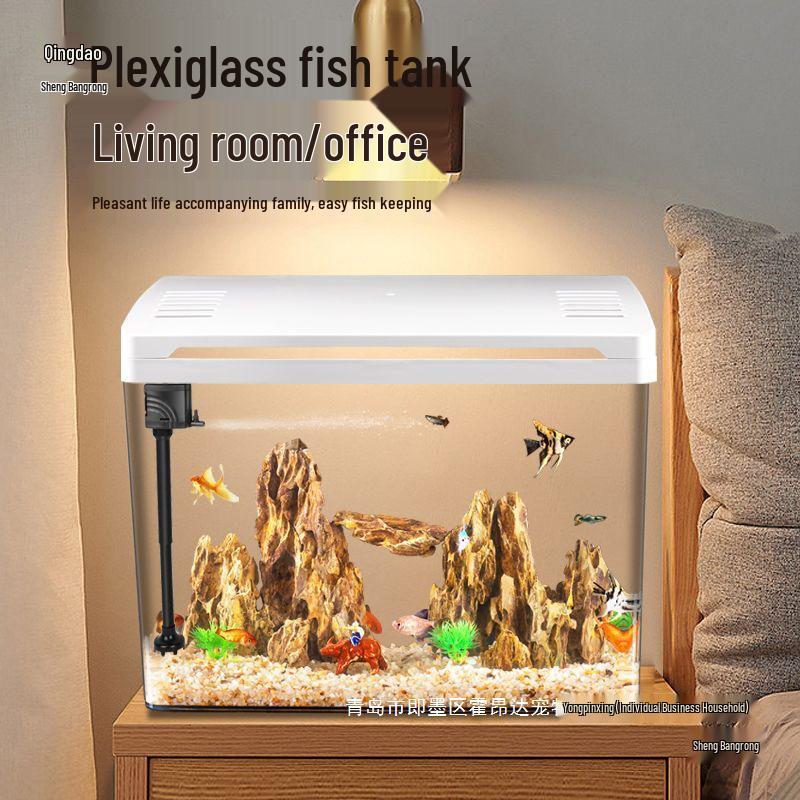 Acrylic High-Definition Fish and Turtle Tank for Living Room 