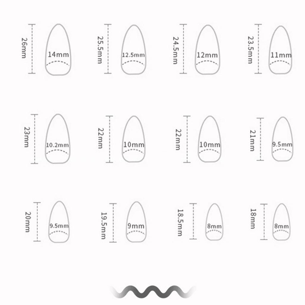 Metallic Bright Silver Fake Nails with Environment-friendly Acrylic Material for Pleasant DIY Nail Experience At Home