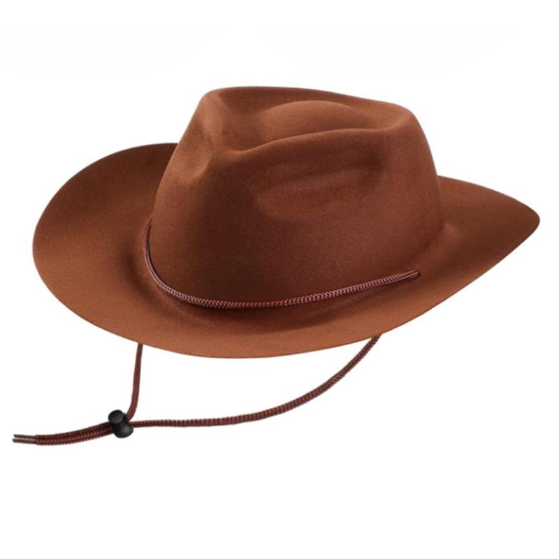 Child Cowgirl Hat Large Brims Cowboy Hat Girl Stage Show Hat Headpieces