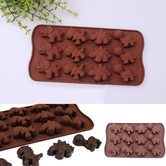 Dinosaur Baking Silicone Mold Chocolate Cake Cookie Muffin Candy Jelly Mould