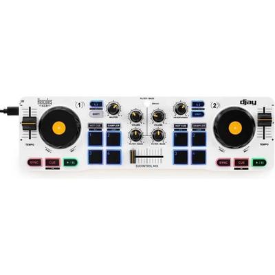 HERCULES DJ CONTROL MIX - Bluetooth DJ Controller for Smartphone (iOS and Android) - App Djay - 2 Channels