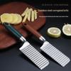 Stainless Steel Wavy Potato Knife - Multi-functional Thickened French Fry Cutter