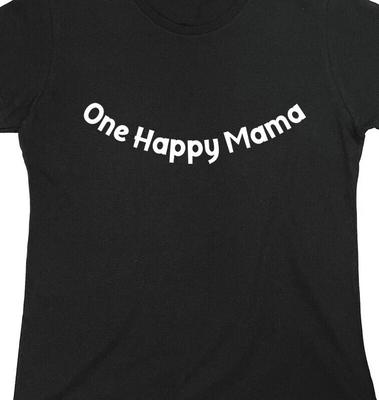 One Happy Mama T-Shirt T-Shirt Muttertag Mama Mami