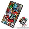 Huawei Honor Pad X9a Case 11.5-inch, PU Leather Trifold Stand Cover, Graffiti