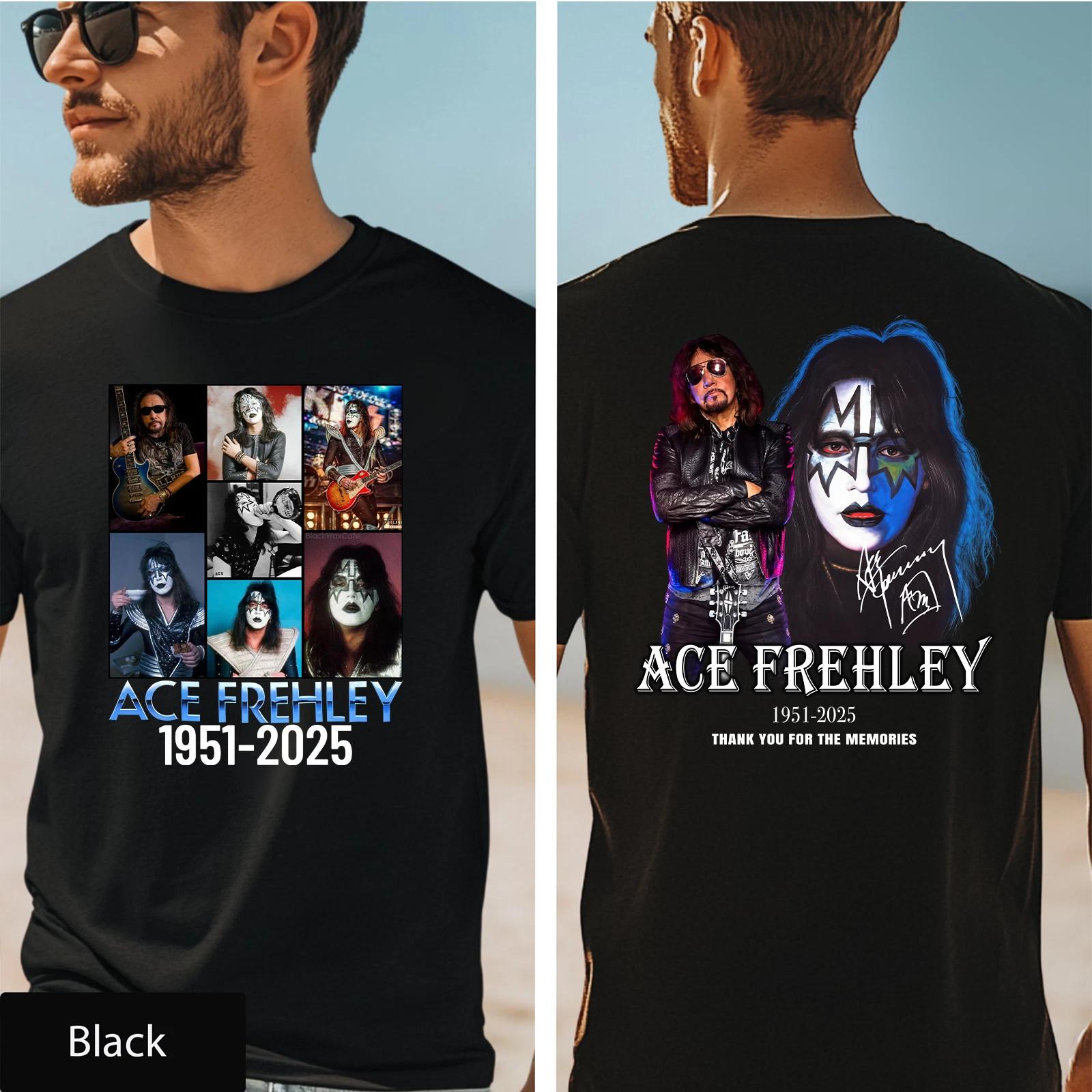 Ace Frehley Tribute Shirt 74 Years 1951–2026 Thank You for the Memories Shirt XXXL