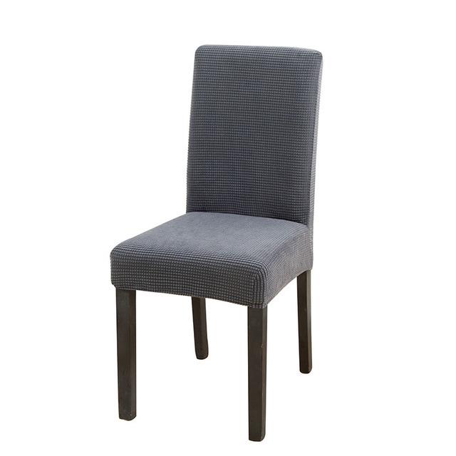 Elastic One-Piece Chair Cover for Home and Hotel Dining Chairs