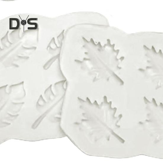 Food Grade Chocolate Mold Heat Resistant Silicone Leaf Shaped Handmade Cake Pastry Mold Baking Tool Kitchen Supplies