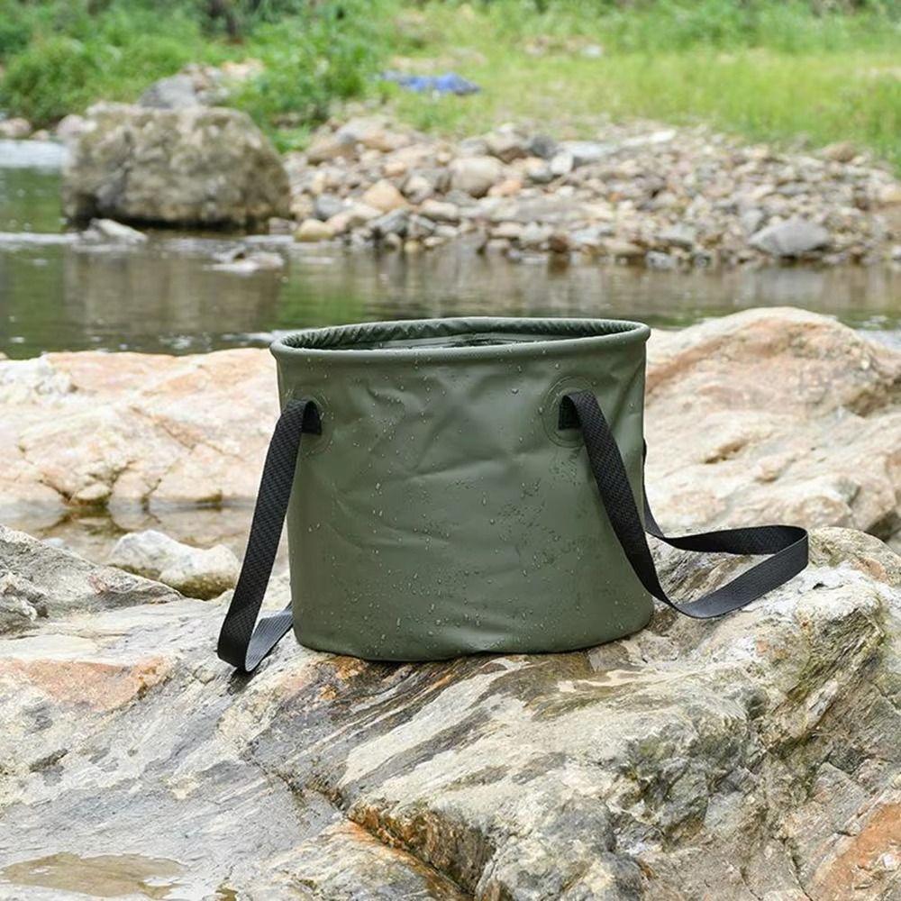 Collapsible Camping Foldable Sink Plastic Car Wash Bucket Car Folding Bucket  Gardening