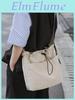 Nylon Casual Bucket Bag For Travel And Leisure With Drawstring Closure For Men And Women