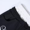 Mens Loose Wide-Leg Curved Pants Streetwear Letter Print Casual Trousers