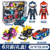 Mini Force Dinosaur Skate Mode Transformation Mecha Toys Action Figures MiniForce X Deformation Weapon Toy Kids Children Gifts