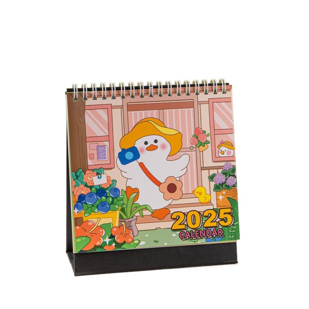 

To Do List Cartoon 2025 Calendar Time Date Standing Flip Calendar Mini Desk Calendar Student Style5