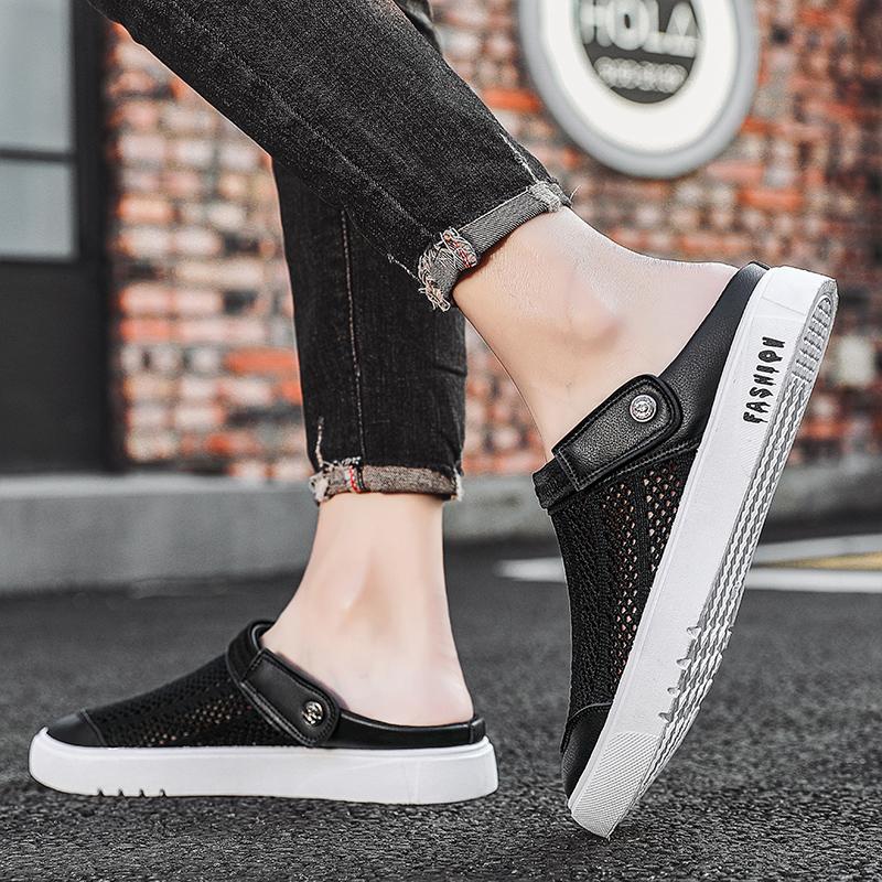 Outdoor Sports Sandals Men 'S Casual All -Match Half Slippers Men 'S Shoes Summer Breathable Lightweight Men 'S Shoes Beach Shoes