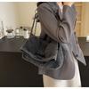 New Style Large Capacity Commuter Bag for Women, Fashionable Denim Tote Bag