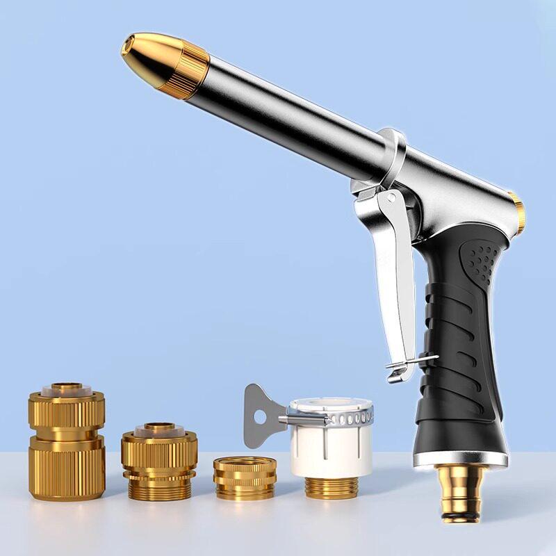 Pressurized Water Gun & Telescopic Hose Set for Car Wash and Gardening