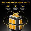 10X LED T10 194 168 W5W Side Marker Light Bulb Canbus Error Free 3000K Amber 14E