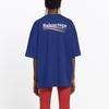 Balenciaga T Shirt Loose Fit Women's Royal Blue 518213TAV444540