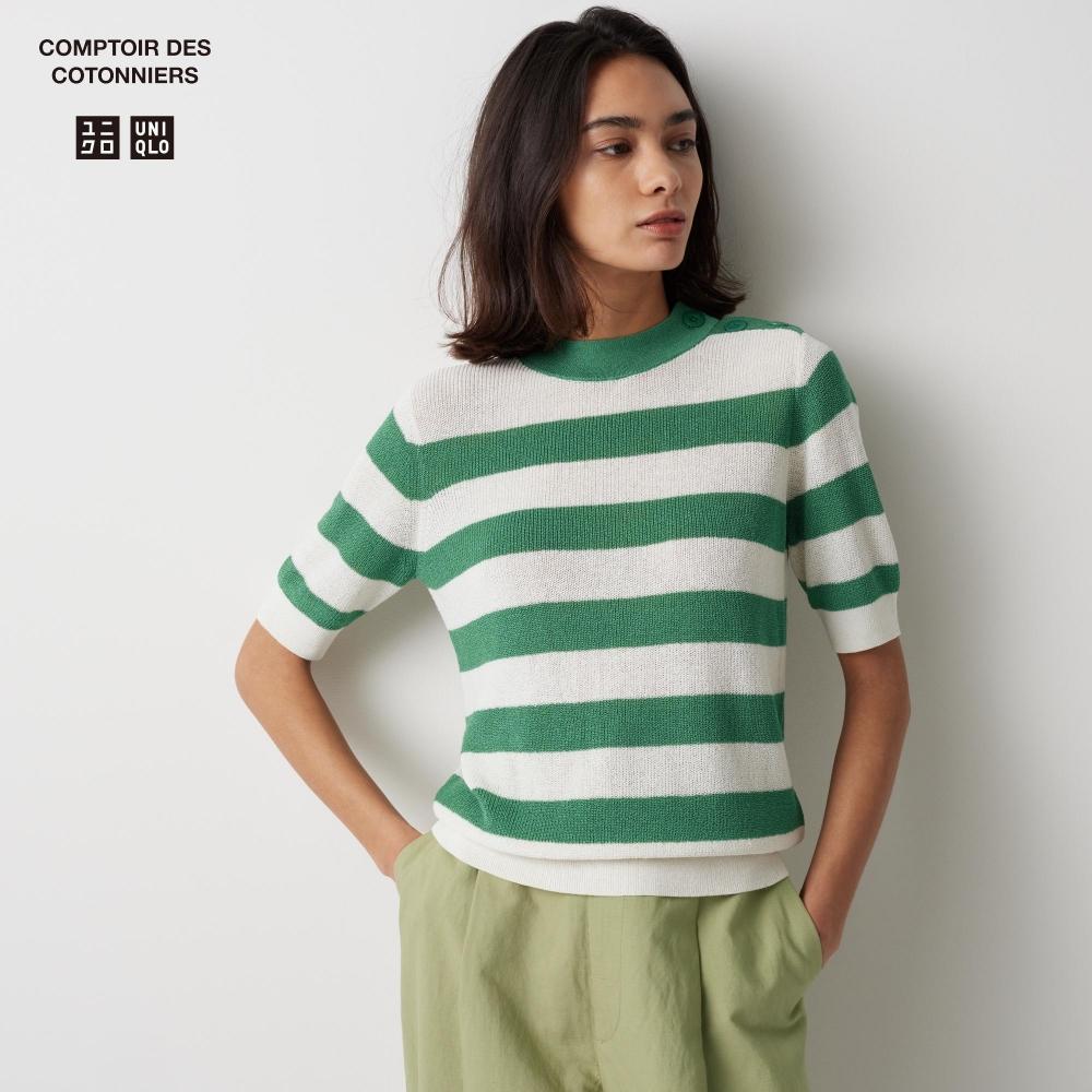 

Свитер из смесового льна UNIQLO JAPAN с рукавом 5 минут