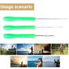 3Pcs Fishing Splicing Needle Baits Drill Needle Baiting Rig Needle Boilie Drill Stringer Hook Needle Fishing Accessories