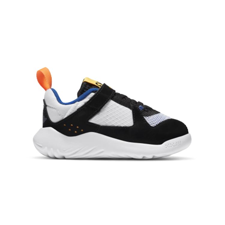 Jordan Delta Abrasion Resistant Low Top Sports Casual Shoes Black White Orange Infant And Toddler CT1567-140