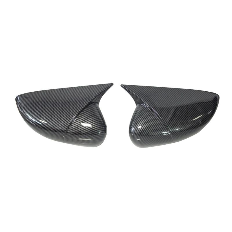 Car Rearview Side Mirror Cover Fit For Renault Zoe -2024 for Clio Captur 2017-2018 Wing Cap Rear View Case Trim Carbon Fiber
