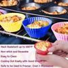 Silicone Cupcake Liners, 24 Pcs Reusable Silicone Baking Cups Nonstick Muffin Molds For Cake Balls, Muffins, Cupcakes And Candies