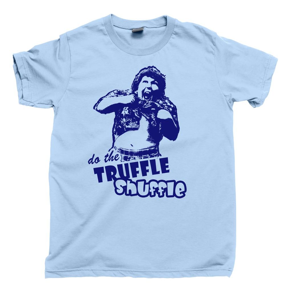 

CHUNK TRUFFLE SHUFFLE T Shirt The Goonies Mouth Data Pirate Skull Goon Docks Tee S