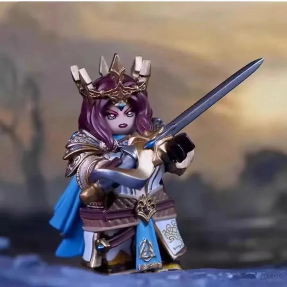 2025 NEU GP201 Lichkönig Mittelalterlicher Runder Tisch Ritter Bausteine Anime-Steine Actionfigur Sammlermodell Puppe Spielzeug Geschenke