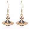 High-Fashion 3D Laser Color Saturn Rivet Earrings