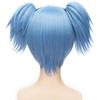 Anime zabójstwo klasie Nagisa Shiota krótka niebieska ombre kucyk włosy żaroodporne przebranie na karnawał peruka