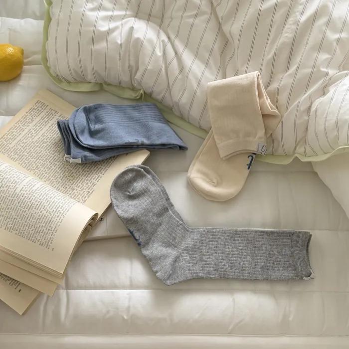 Grain Pure Cotton Socks 1P