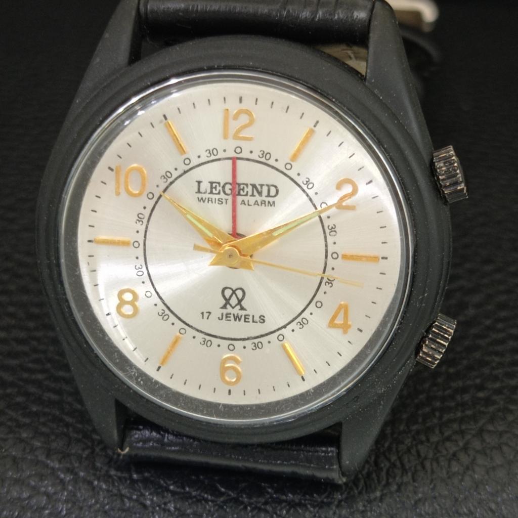 REFURBISHED VINTAGE LEGEND HAND-WINDING SWISS MENS ALARM WATCH A707539-1