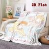 Kiki & Lala 2D Flat Pattern Flannel Blanket High quality All Seasons Warmth and Comfort Perfect for Christmas Gifts.NMT0928612