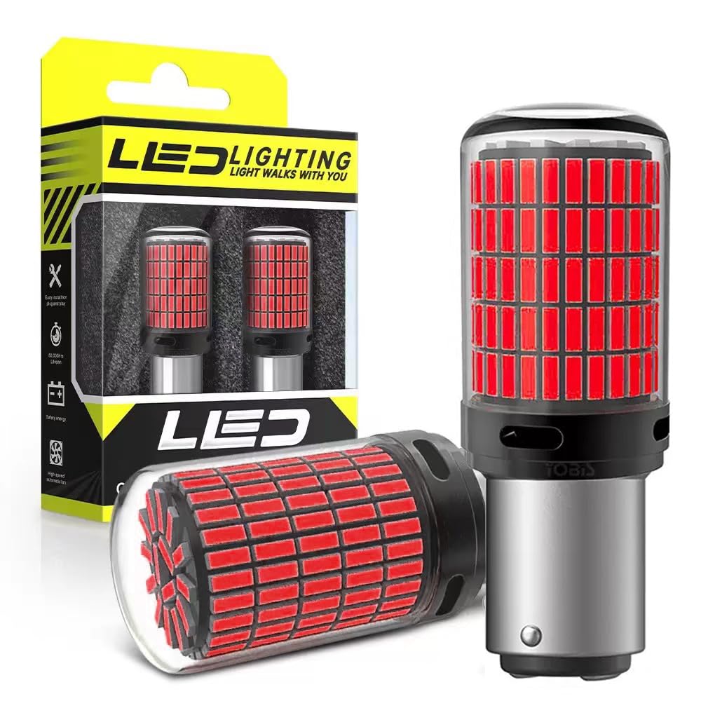 

Aokyoung S25 LED Double Tail Lamp, Brake Lamp, Red 180° Step-by-Step Pin, Compatible with