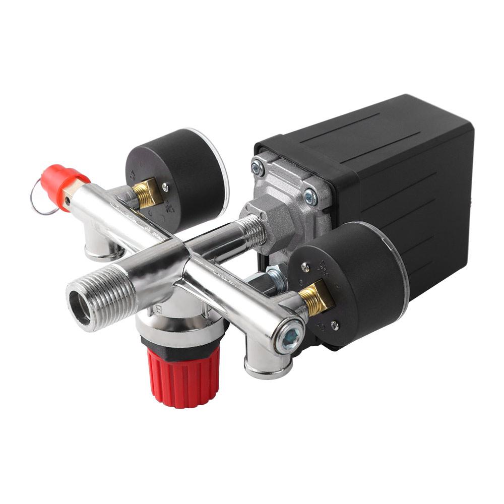 90-120PSI Air Compressor Pressure Valve Kit Vertical Switch Air Compressor Bracket  Industrial Use