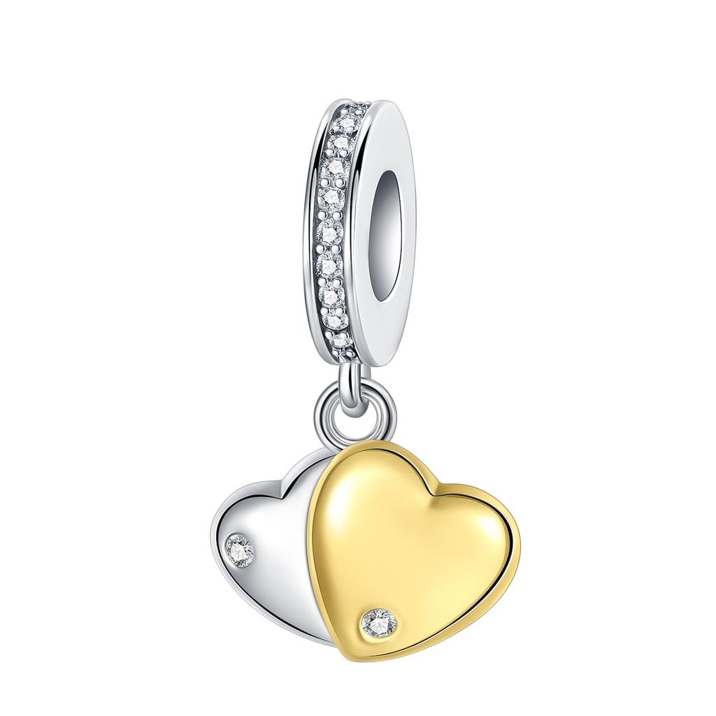 Genuine Copper Golden Charm Crown Family Tree Safety Chain Hollow Beads For Original Bracelets Women Fashion Jewelry Handmade DIY