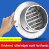 Stainless Steel Round Rainproof Vent Cap Grille Louver for Exhaust and Ventilation