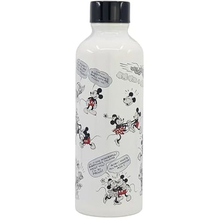 Wiederverwendbare Wasserflasche - stor - Mickey Maus - 755 ml - Aluminium - Spritzwassergeschützt
