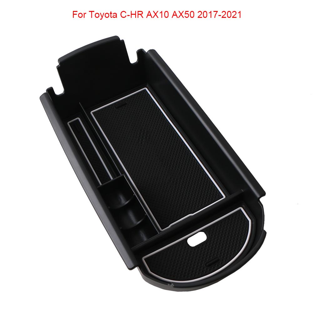 

Caja de almacenamiento para reposabrazos Central de coche, organizador para ordenar accesorios, para Toyota C-HR CHR 2017- AX10 білий