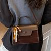 Retro Fashion Handbag Women's 2025 New High-end Casual Small Square Bag Commuter Popular Shoulder Messenger Bag
