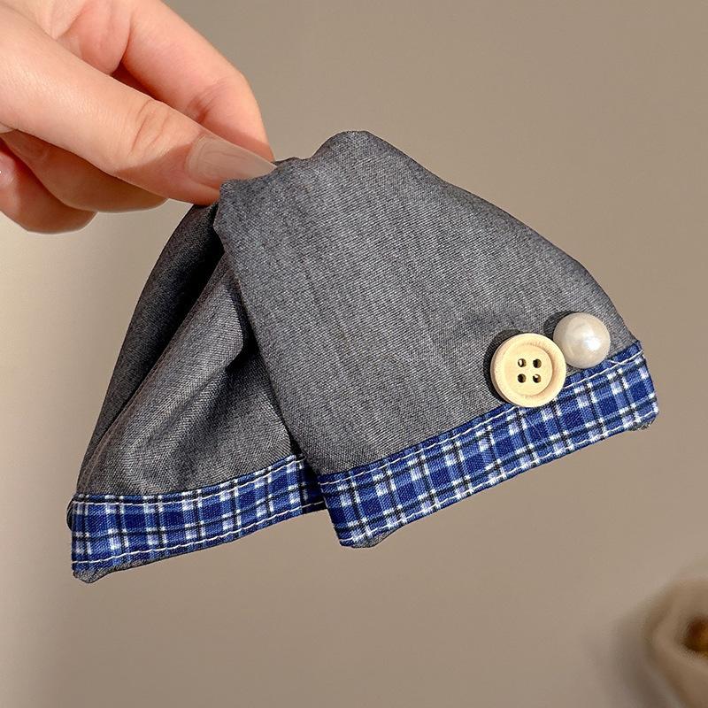 

Large plaid fashionable commuter grab clip Korean version of the new lazy style autumn and winter versatile hair accessories