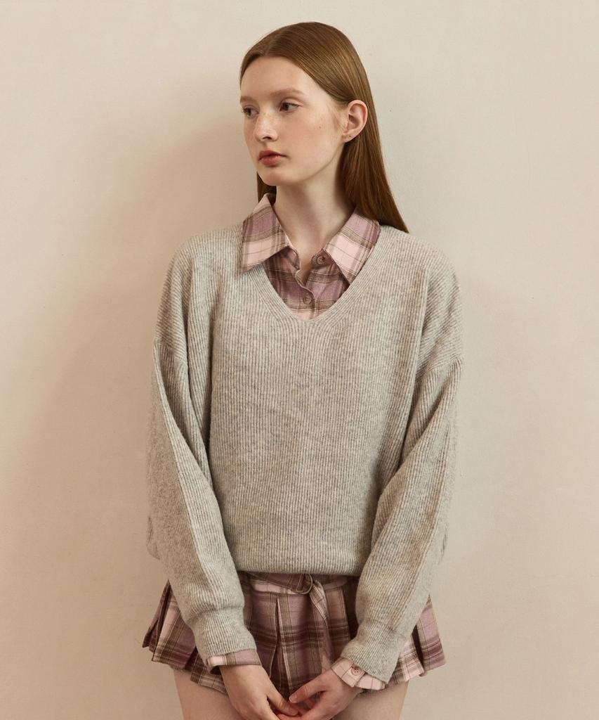ADAUL Classic Golgi V Neck Knit - 5Color